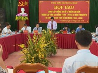 Họp báo thông tin về Lễ kỷ niệm 520 năm thành lập tỉnh, 50 năm thực hiện Di chúc của Chủ tịch Hồ Chí Minh.